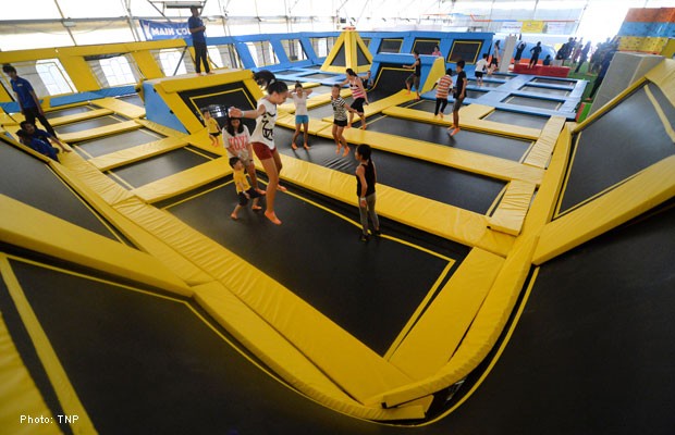 S'pore's largest indoor trampoline park opens