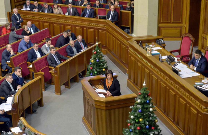 Ukraine's parliament approves austerity laws needed for draft budget