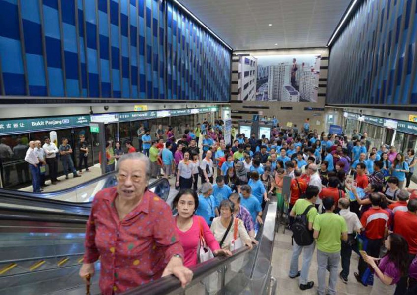 Public get first peek at second phase of Downtown Line