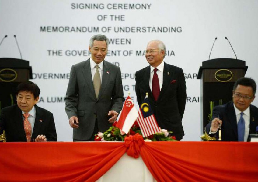 Signing of high-speed rail pact next week: Najib