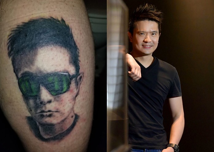 Man tattoos face of Razer CEO Tan Min-Liang on his leg for a free phone