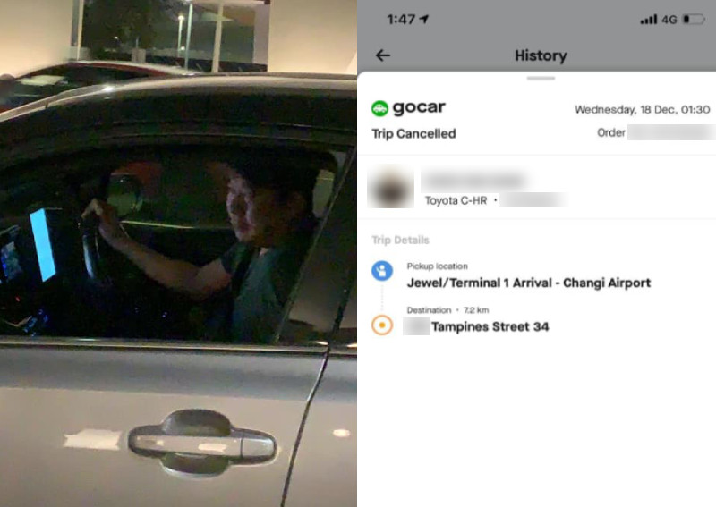 Gojek driver kicks passengers off ride from Changi Airport over a $3 tip