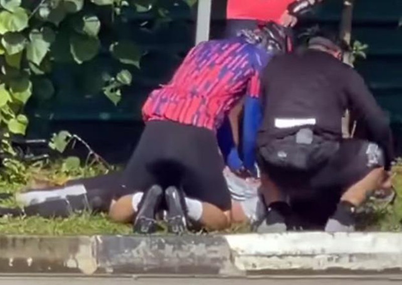 Cyclist, 42, dies after losing consciousness at Tanah Merah