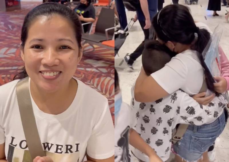 This made my day: Employer flies maid's kids to Singapore for their first reunion in 6 years
