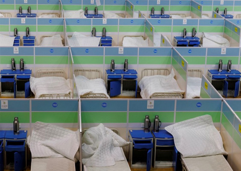 China races to install hospital beds as Covid-19 surge sparks concern abroad