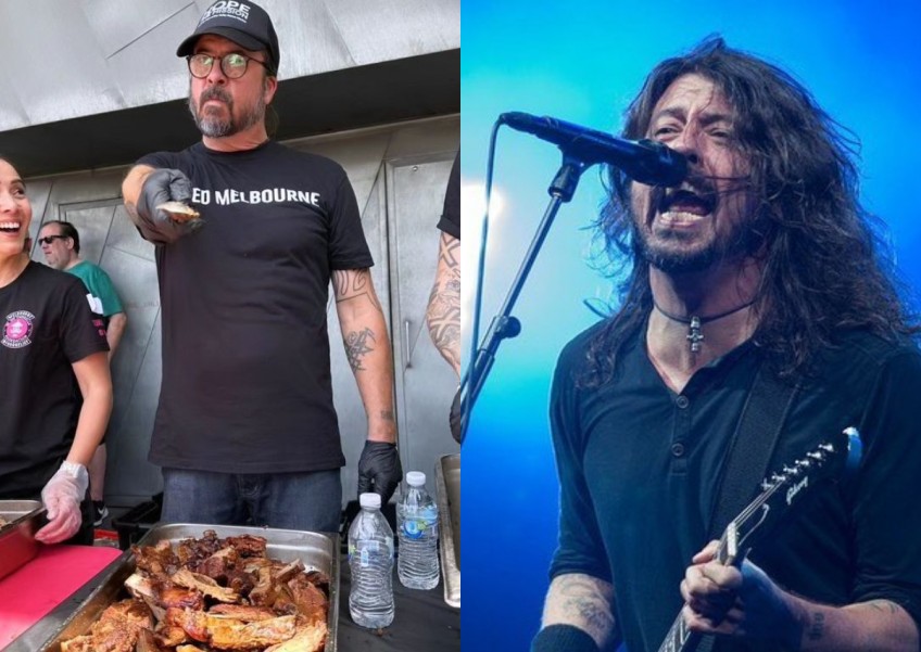 Dave Grohl spends day off from Foo Fighters' Australian tour feeding the homeless