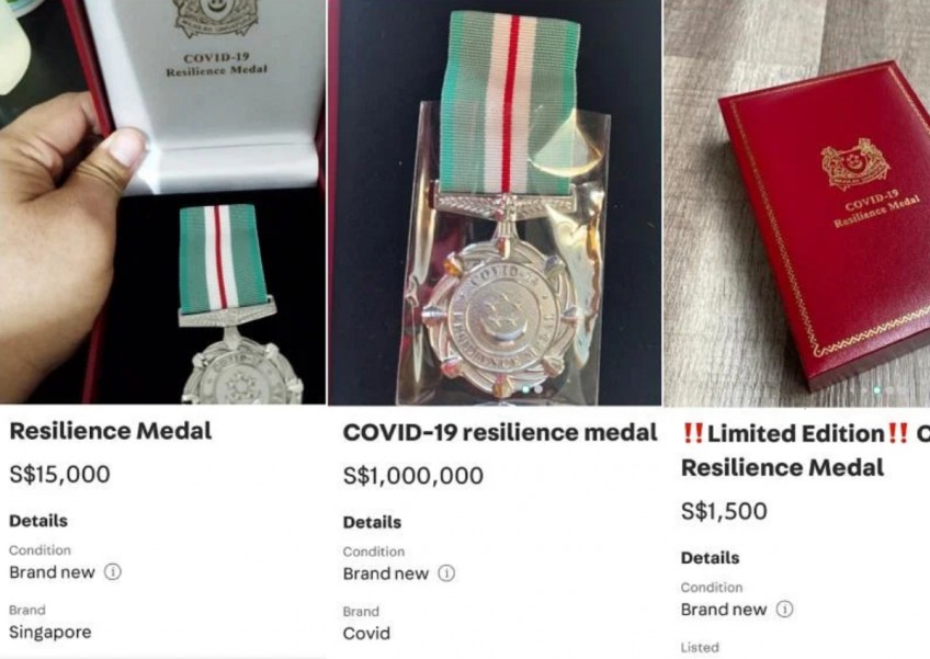 From $380 to $1 million: Some Covid-19 front-liners selling Resilience Medals online