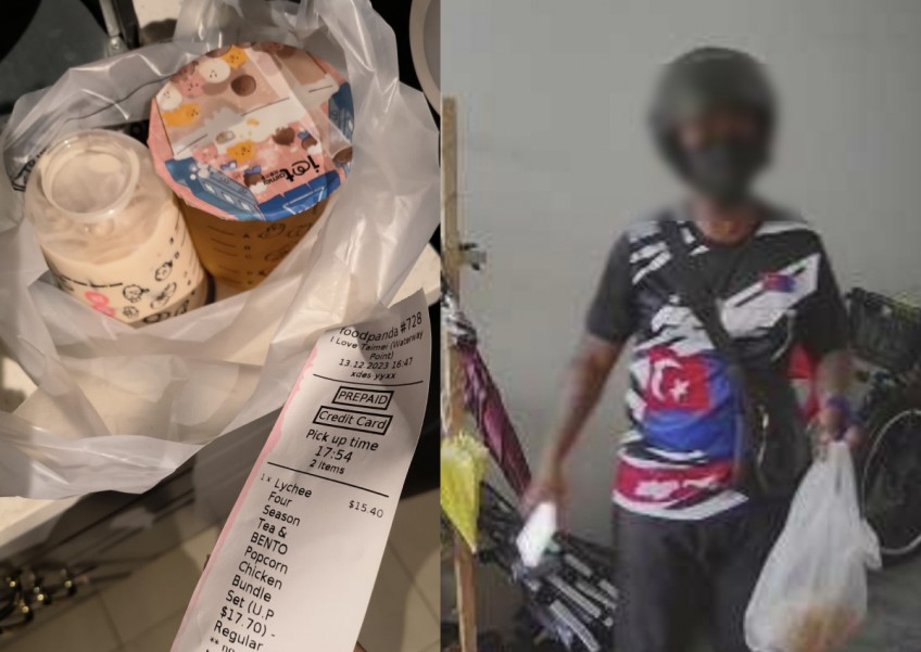 'I am paying $27 for 2 drinks?' Man accuses Foodpanda rider of stealing his bento boxes