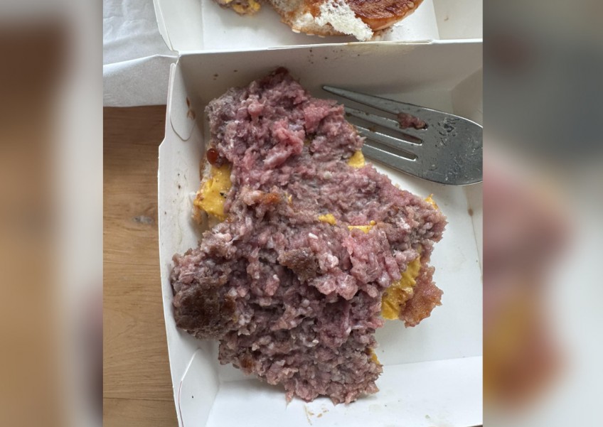 'Cold and mushy': Woman surprised by uncooked beef patty in McDonald's burger