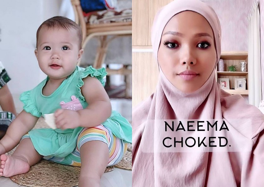 'She almost didn't make it': Singaporean actress Nadiah M.Din gives life-saving tip after 10-month-old daughter chokes