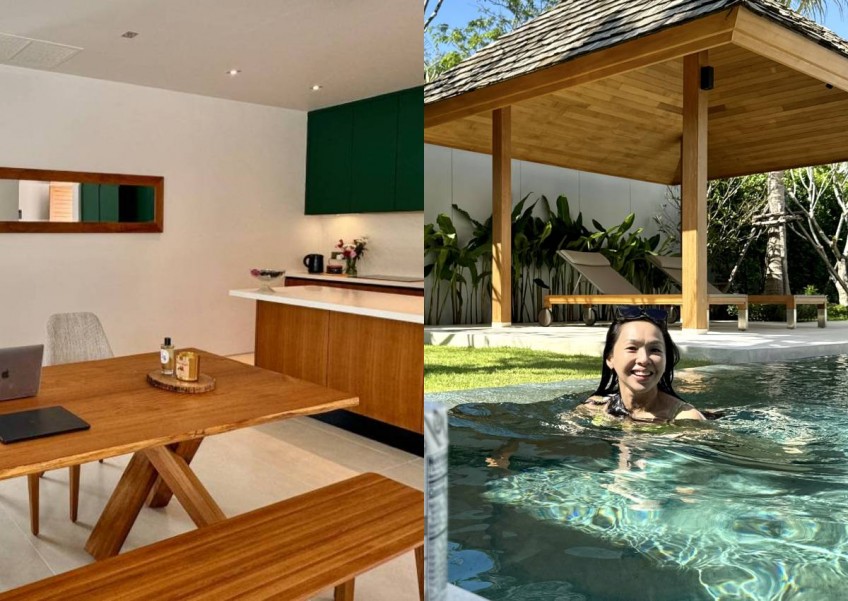Maddy Barber reveals her completed Phuket tropical villa with pool and 'Lee Kuan Yew' plant