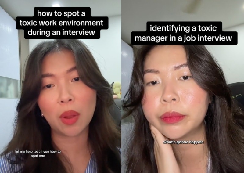 Red flag alert: Woman provides tips for spotting a toxic work environment during a job interview