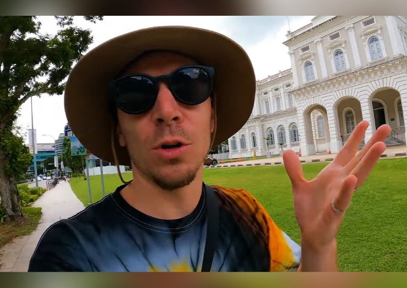 'Almost too good to be true': Canadian YouTuber is fascinated by Singapore's history, gives honest reaction during first visit