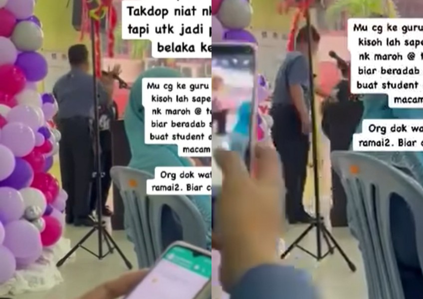 School staff in Malaysia slaps student for fidgeting during national anthem, sparks uproar