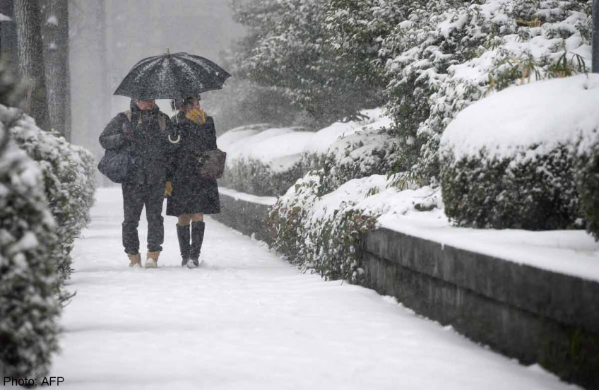 Second Japan snow storm leaves thousands stranded as death toll rises to 23 