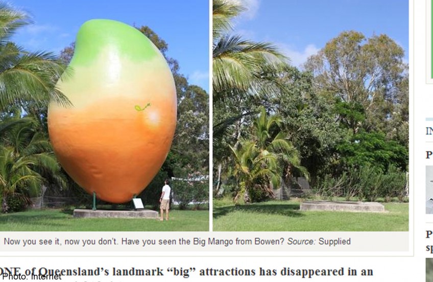 'Lost' Big Mango found in Australia