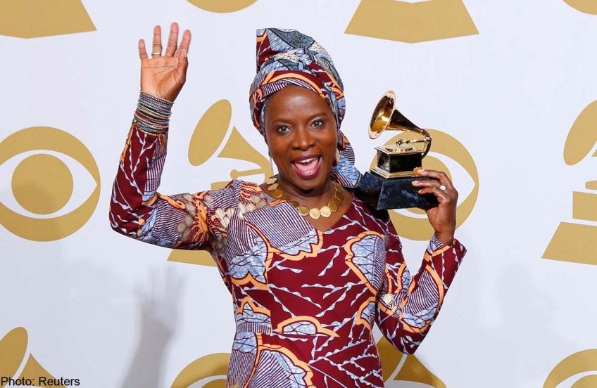 Angelique Kidjo dedicates Grammy to women of Africa