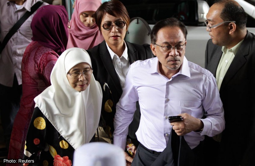 Malaysia's Anwar alleges 'conspiracy' as he is sent to jail
