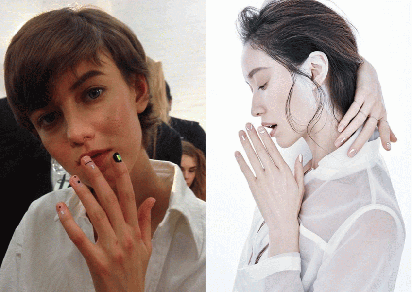 Latest 'shadow' Korean nail trend is perfect for short nails 