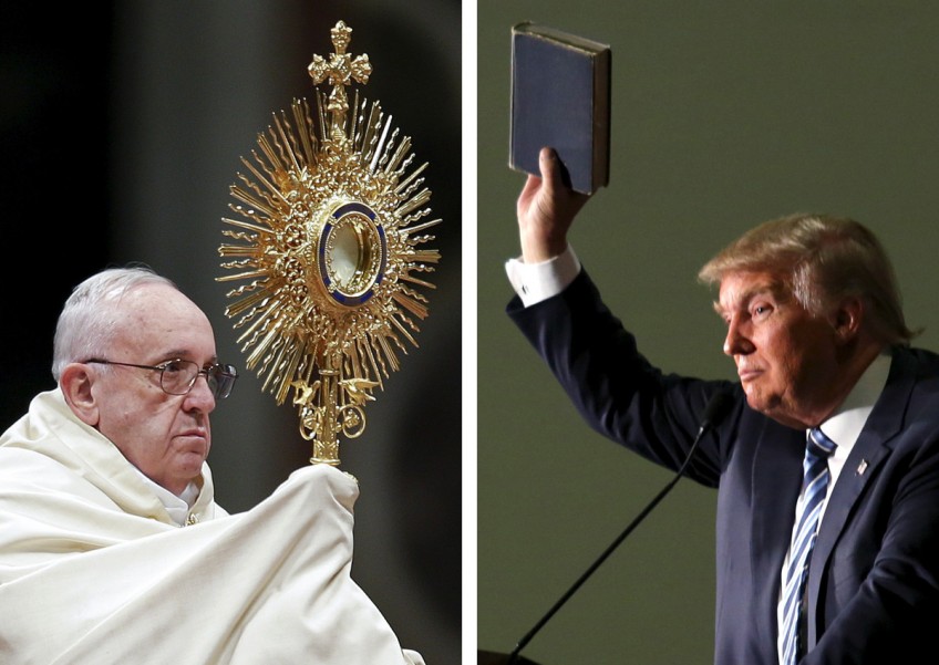 Trump calls pope's criticism of him 'disgraceful'