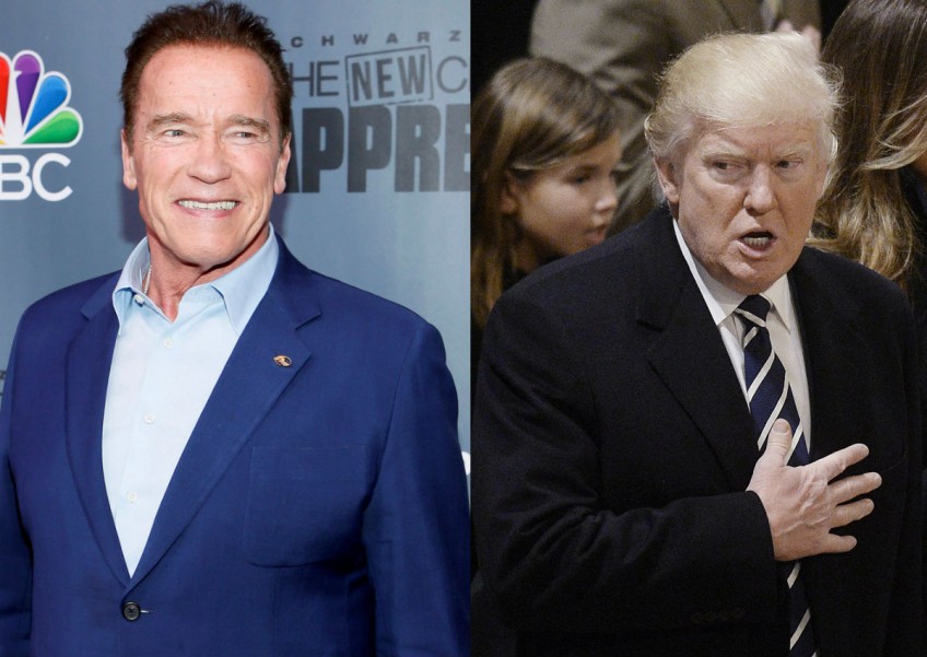 Trump asks faith leaders to pray for Schwarzenegger's ratings 
