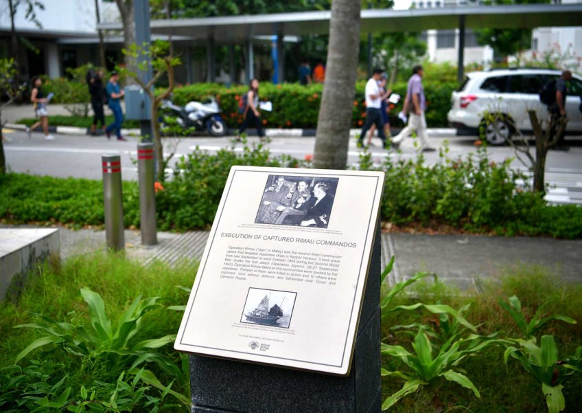 Guided trail to offer glimpse of WWII in Singapore