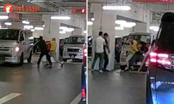 Drivers go berserk and attack each other at Chinatown Point carpark