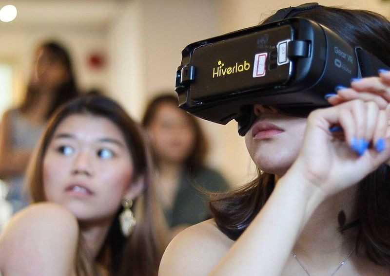 Virtual reality is being used to help girls deal with sexual harassment on campus, and Monica Baey approves