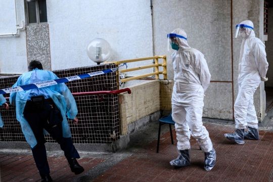 First Hong Kong policeman infected by virus, sparks concern of contagion among force