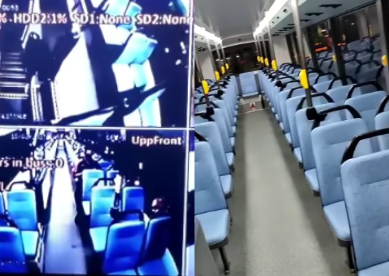 'If me, I take MC go home': Bus captain spots ghostly figure on CCTV camera, netizens spooked