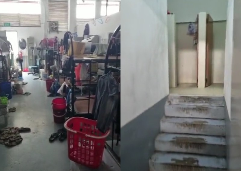 'Dogs have better homes than us': Migrant worker complains about 'overcrowded' dormitory in Jurong 