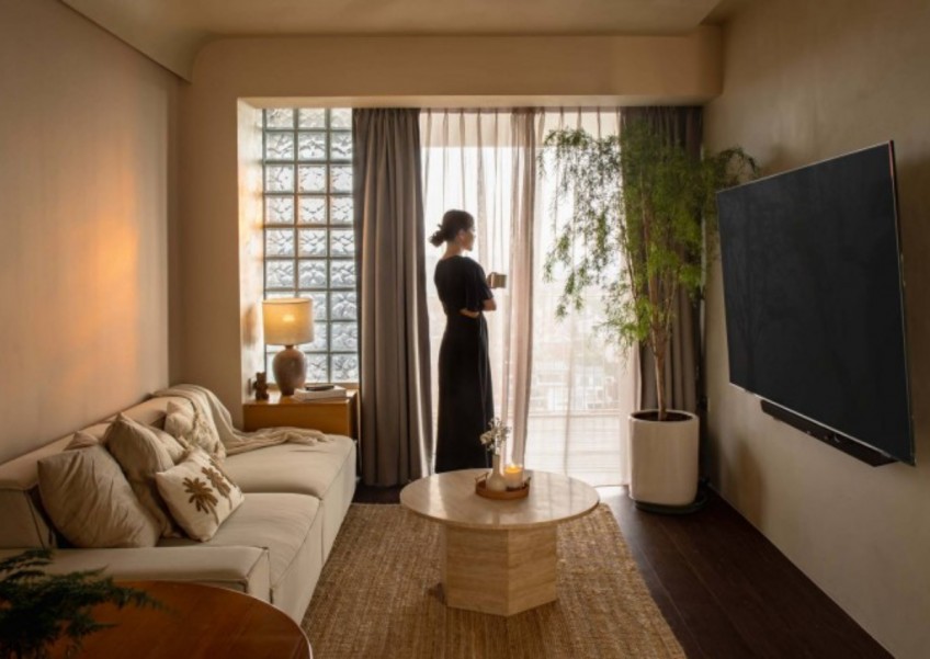 Inside a wabi-sabi condo apartment with Bali-inspired home decor