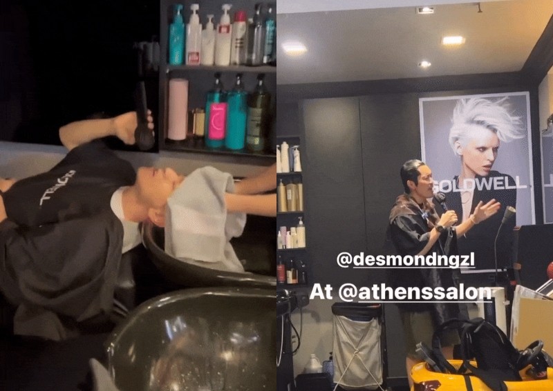 This salon in Orchard lets customers sing karaoke while getting their hair done