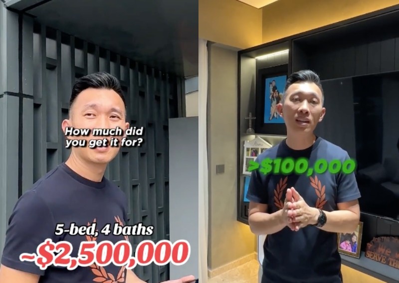 Homeowner gives tour of his $2.5m condo in Hougang, with 5 bedrooms and 4 bathrooms