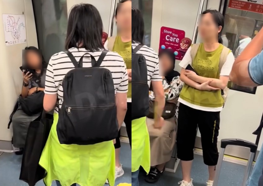 'What's your problem?' Commuters lock horns over priority seat in MRT train