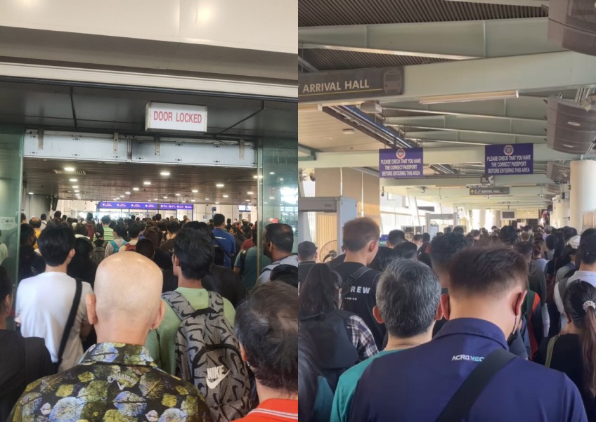 'Felt like a pasar malam': Travellers share ordeals of being stuck in 'human jam' at Woodlands Checkpoint