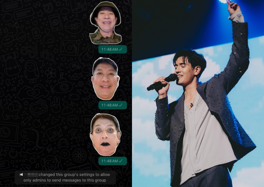 No joke: Nathan Hartono annoys potential scammer by spamming Henry Thia stickers on WhatsApp
