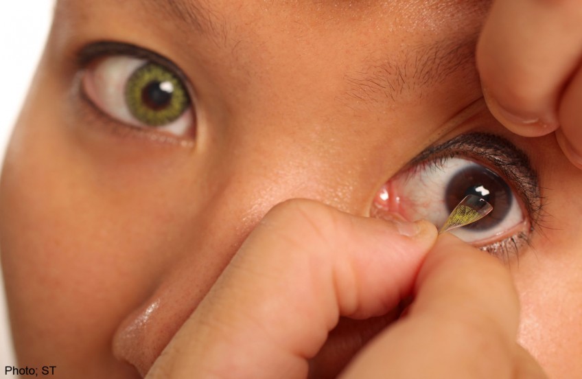 Safe to wear contact lenses, if proper care is taken