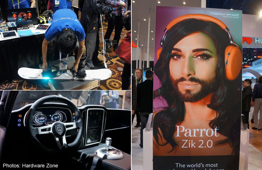 Interesting sights of CES 2015