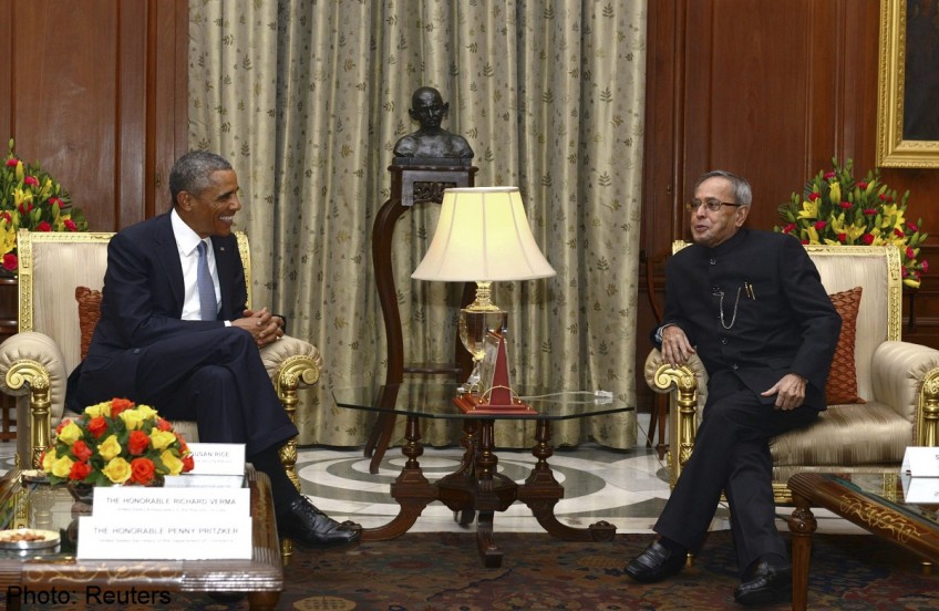As Obama visits, Indian president slams nation's failures