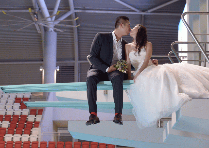 National water polo captain ties the knot 