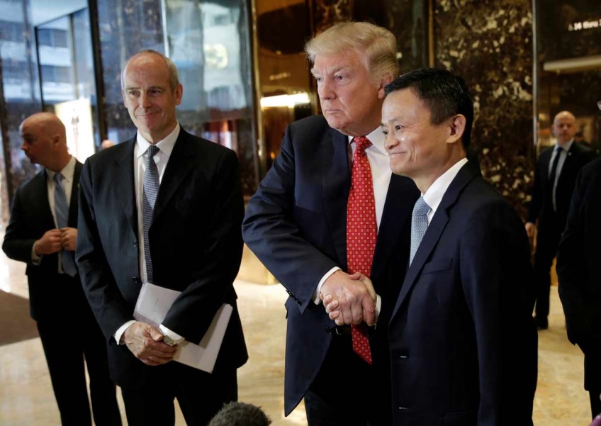 Trump, China's Ma hold 'great' meeting on jobs
