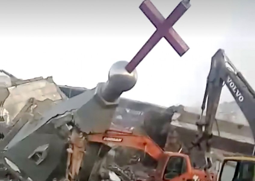 China demolishes Christian megachurch