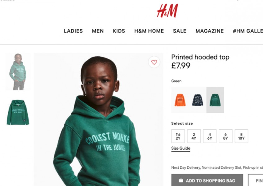 H&M removes black boy in 'monkey' ad tagged as racist