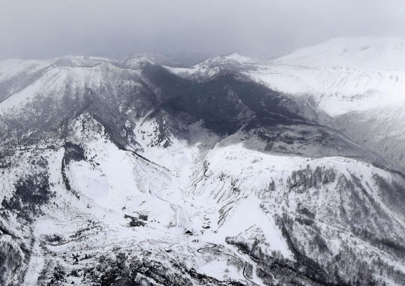 One killed in avalanche after volcano erupts at Japanese resort