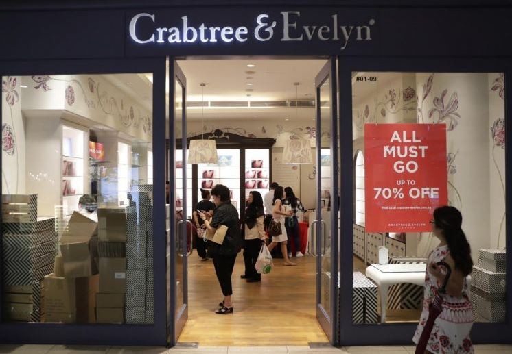 Crabtree and Evelyn to shut all but one store globally in move to online-only business