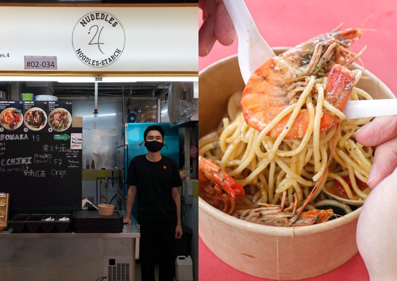 From Michelin-starred restaurants to a hawker stall: This chef whips up squid ink and lobster bisque pasta from $6.50