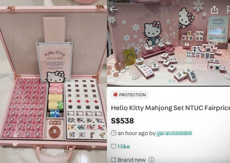 FairPrice warns against buying exclusive Hello Kitty mahjong sets