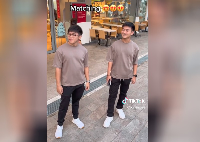 Uniqlo ambassadors or 'SG uniform'? Men find themselves 'twinning