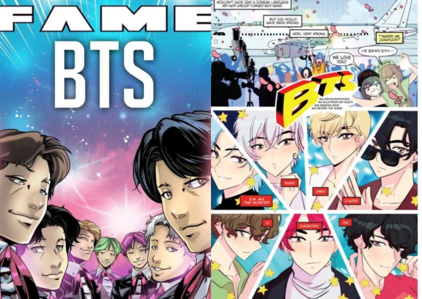 Comic book on K-pop group BTS charts their rise to stardom and military service
